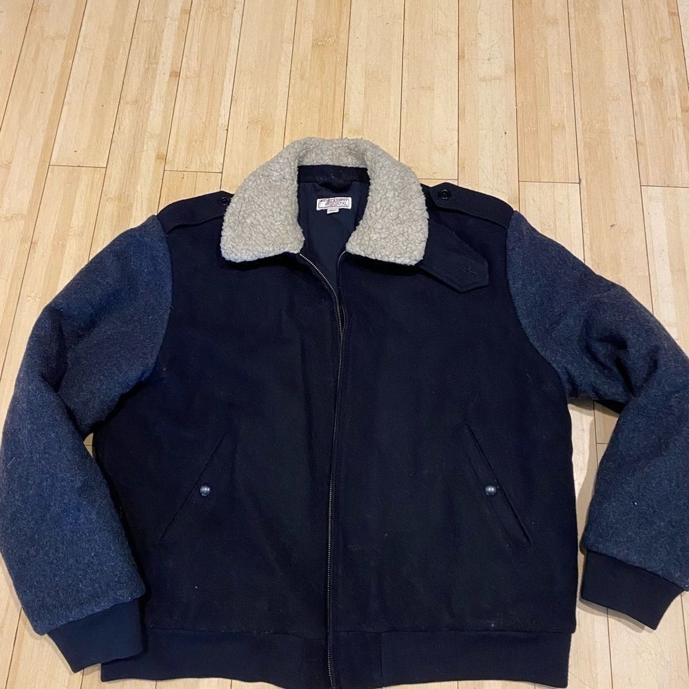 J Crew Wallace & Barnes Sherpa-Collar Contrast Wool Bomber Jacket S# C9558 View 6